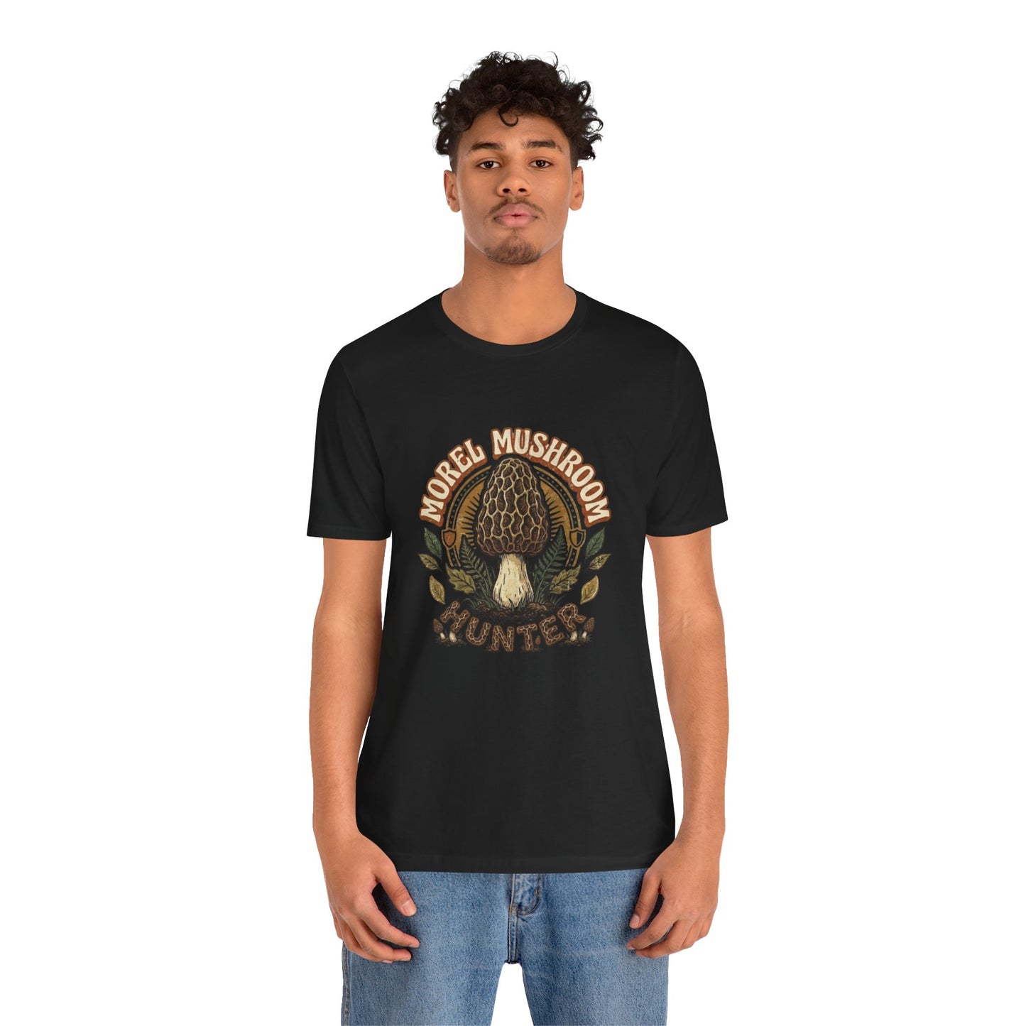 Retro Style Morel Mushroom Hunting Shirt