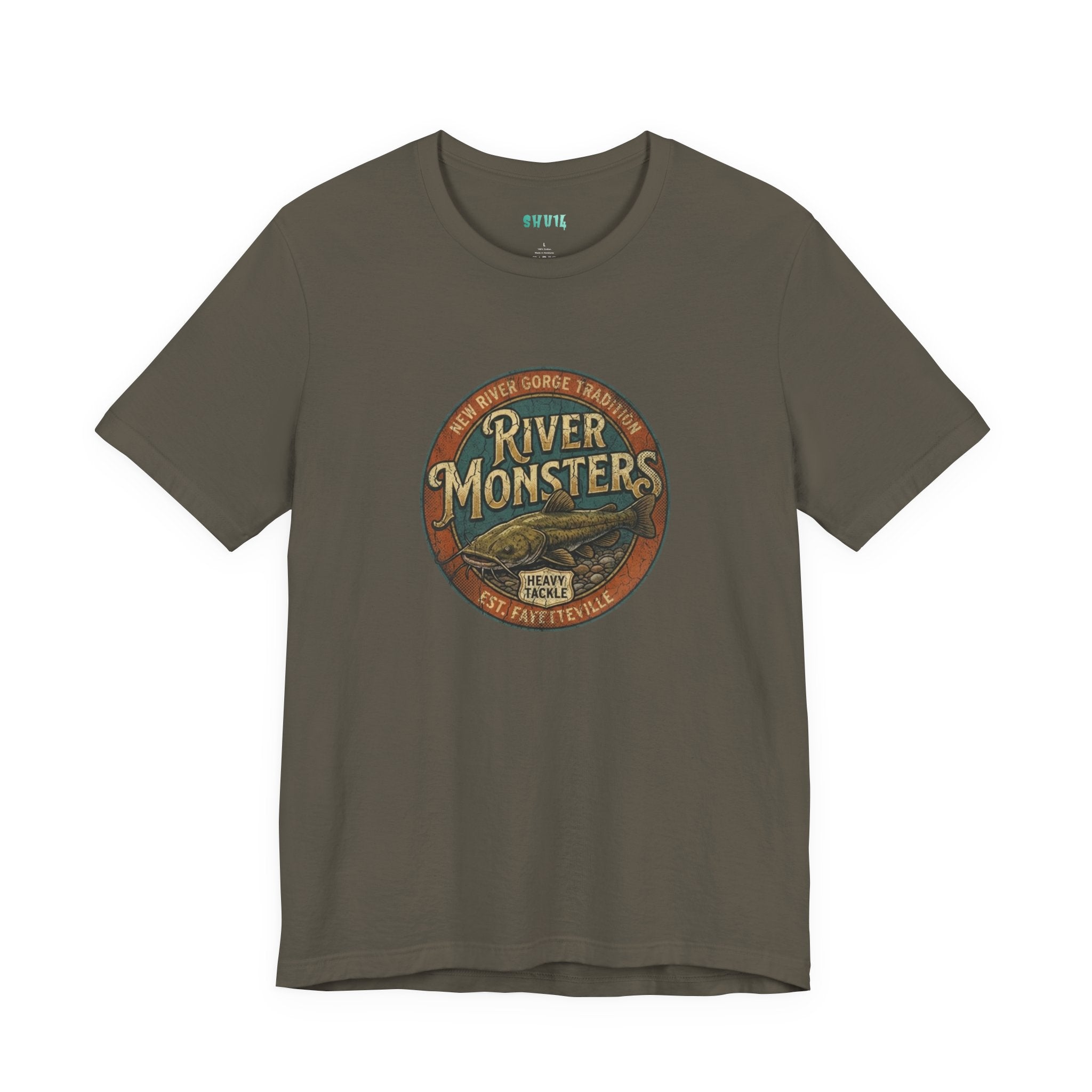 t-shirt - new river gorge river monsters