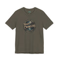 Night Crawlers Fishing Tackle T-Shirt — Mothman Vintage Badge Tee