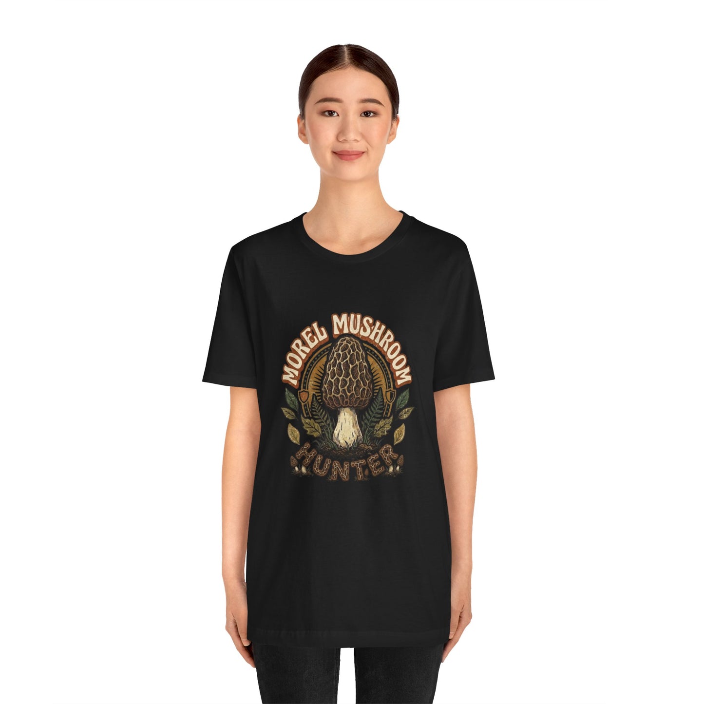 Retro Style Morel Mushroom Hunting Shirt