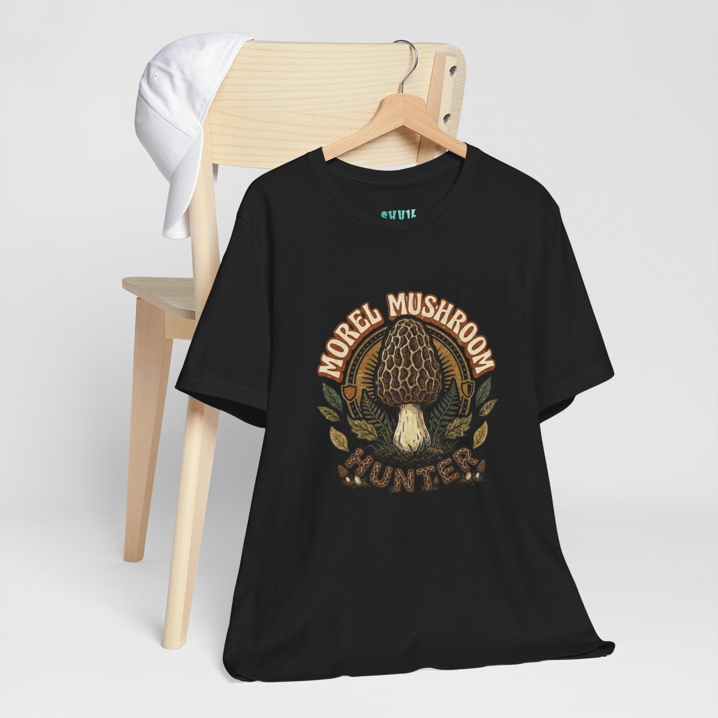 Retro Style Morel Mushroom Hunting Shirt